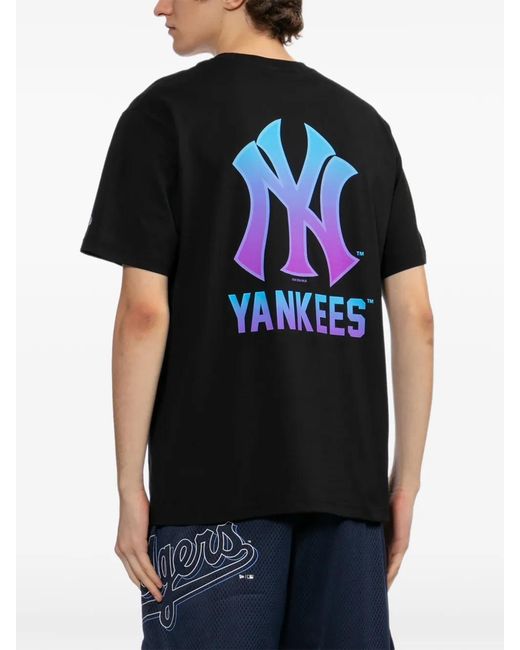 KTZ Black Ny Yankees T-Shirt for men
