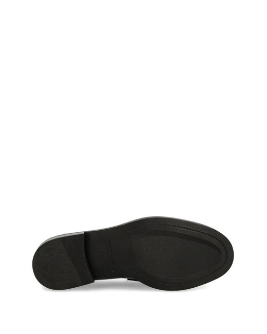 Vagabond Black Amina Chain-Link Loafers