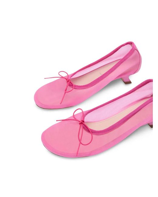 Simone Rocha Pink Bow-Detail Pumps