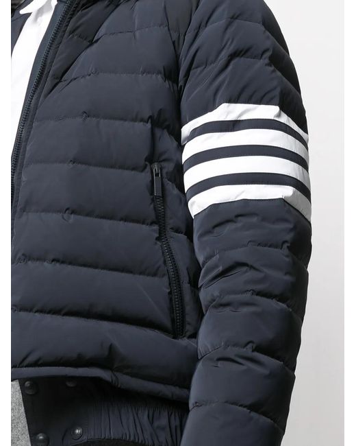 Thom Browne Multicolor 4-bar Stripe Padded Jacket for men