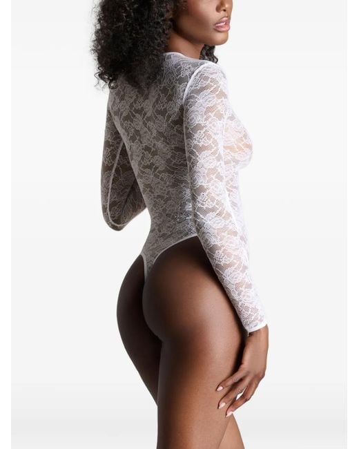 Body À Manches Longues Flashback Maison Close en coloris White