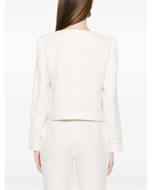 Posse White Emma Single Breast Jacket