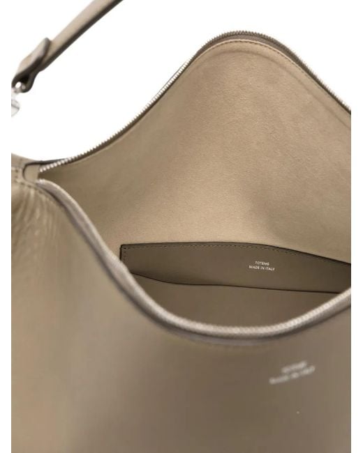 Totême  Metallic Bevel Leather Shoulder Bag