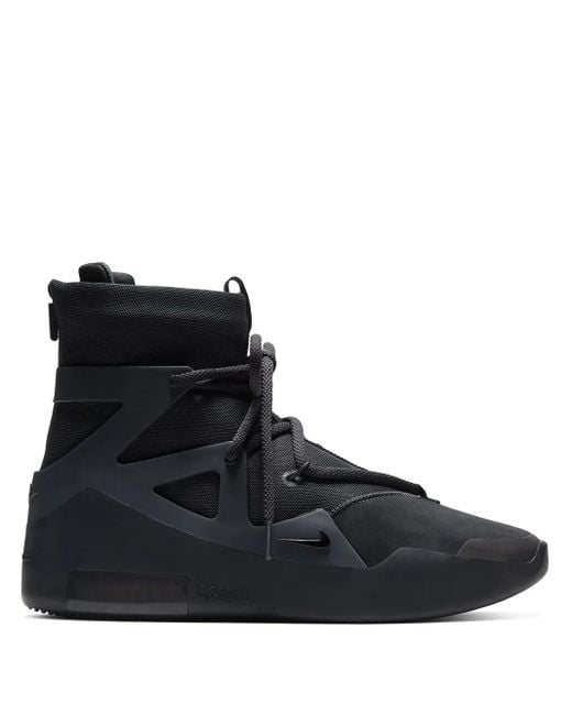 Nike Black X Fear Of God Air 1 "Triple" Sneakers for men