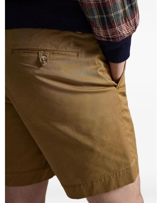 Polo Ralph Lauren Natural Buttoned Chino Short for men