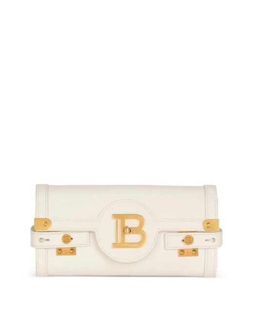 Balmain Natural B-Buzz Pouch 23-Cuir De Veau