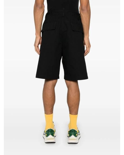 Bermudas Cargo Con Efecto Rasgado DSquared² de hombre de color Black