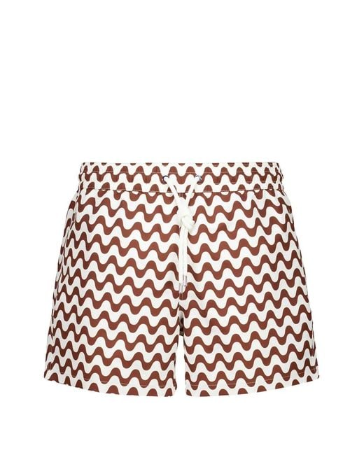 Frescobol Carioca Red Rio Sport Copacabana Swim Shorts for men