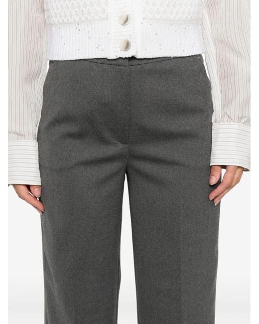 Peserico Broek Met Cuffs in het Gray