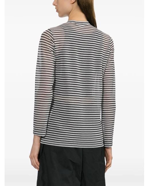 Junya Watanabe Gray Striped Cardigan