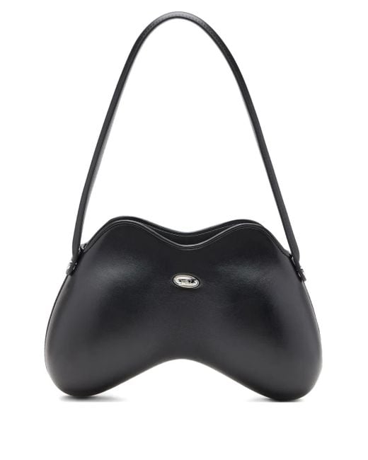 DIESEL Black D Shoulder Shoulder Bag