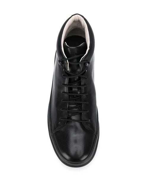 Camper Black Chasis Lace-Up Boots for men