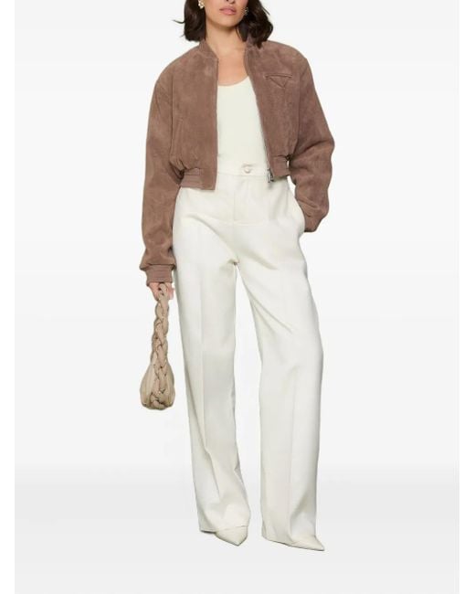 Manière De Voir Blanche テーラードパンツ Natural
