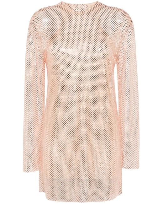 Robe Courte À Ornements En Cristal Philosophy Di Lorenzo Serafini en coloris Natural