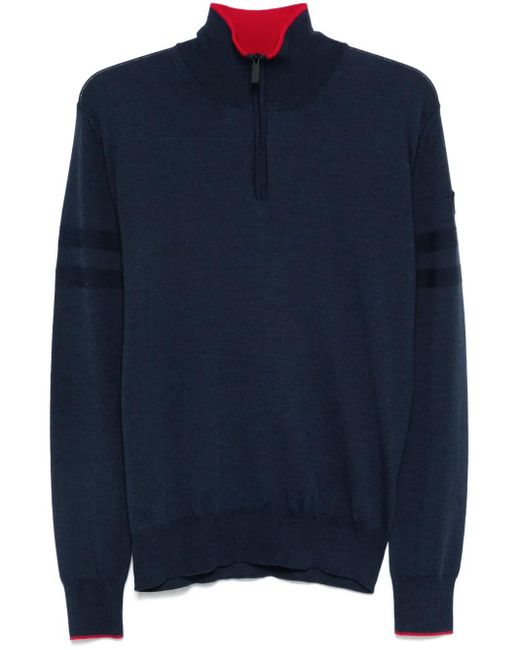 Pull Rayé À Col Zippé Rossignol pour homme en coloris Blue
