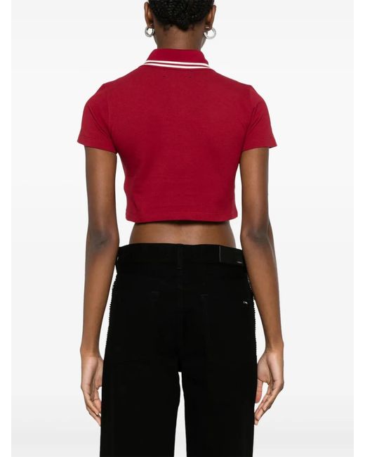 Amiri Red Polo Shirts