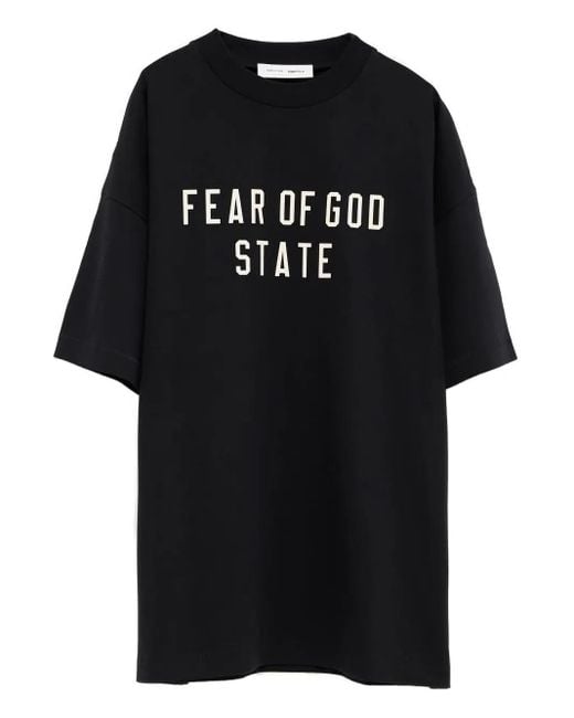 Fear Of God Black 90S Fit T-Shirt for men