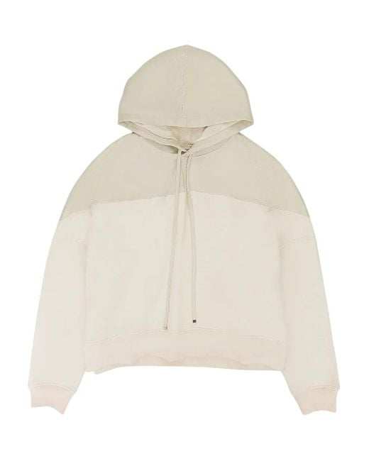 Amiri Natural Hybrid Hoodie mit Einsätzen