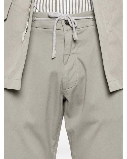 Eleventy Gray Drawstring Trousers for men