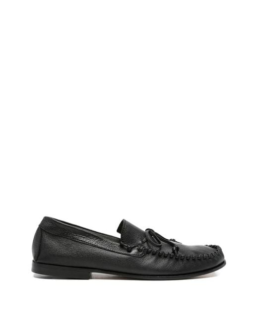 Henderson Black Tassel-Detail Loafers for men