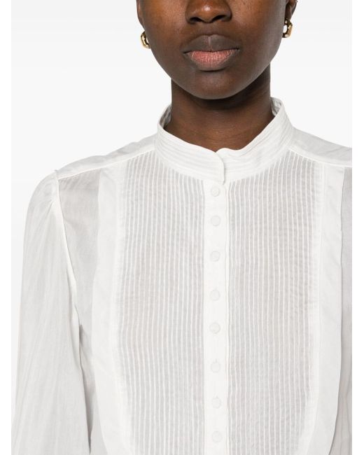 Isabel Marant White Balesa Button-up Shirt