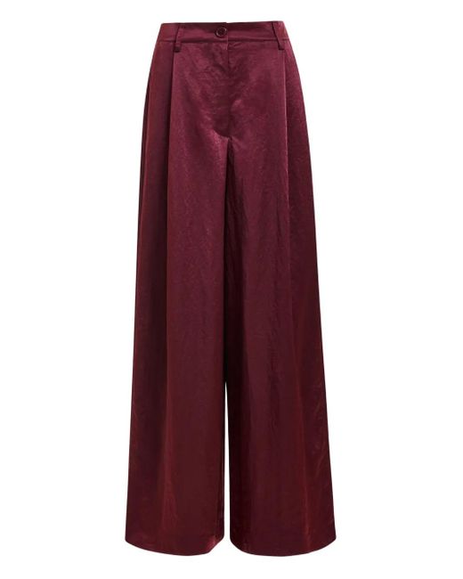 Essentiel Antwerp Purple Pleated Trousers