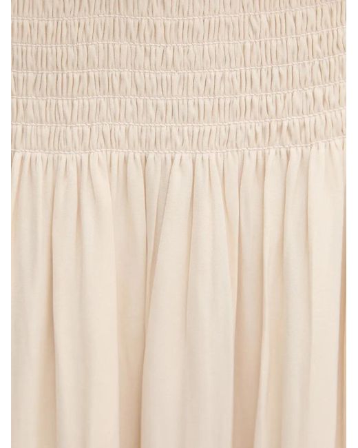 MARC AUREL Natural Slit Midi Skirt