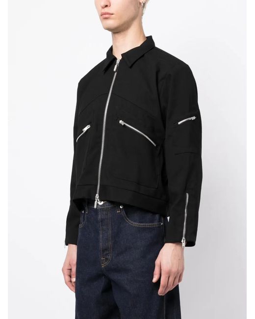 Rhude Black Sambac Bomber Jacket for men