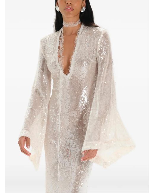 MANURI Pink Cléo Maxi Dress