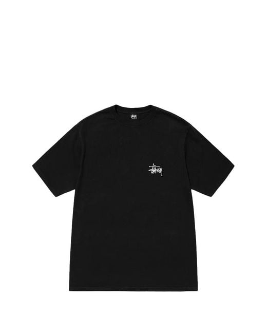 Stussy Black Pigment-Dyed T-Shirt