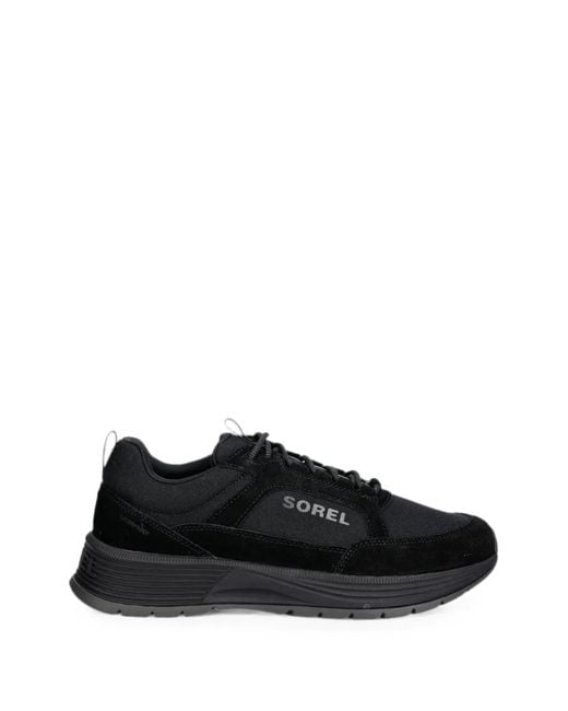 Sorel Black Outing Se Waterproof Panelled Sneakers for men
