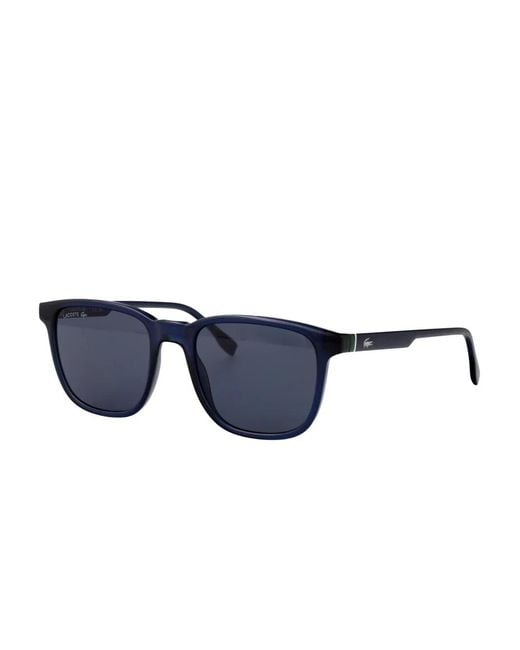 Lacoste Blue Square-Frame Sunglasses for men