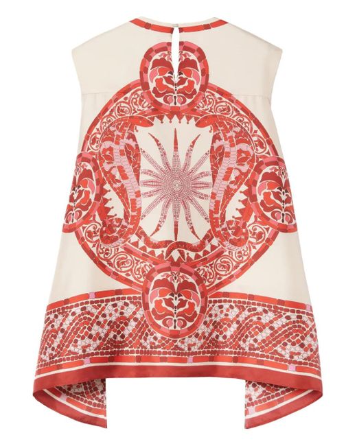 LaDoubleJ Red San Carlo Top Sleeveless Shirt