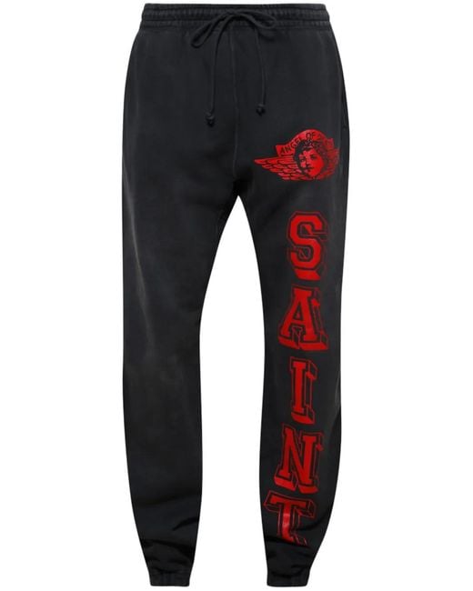 SAINT Mxxxxxx Blue Angel Cotton Track Pants for men