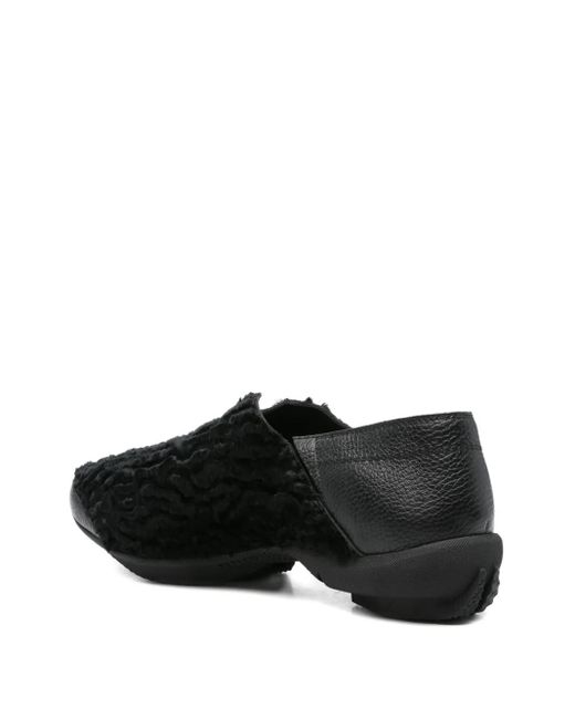 Kiko Kostadinov Black Vig Textured Slip-On Loafers for men