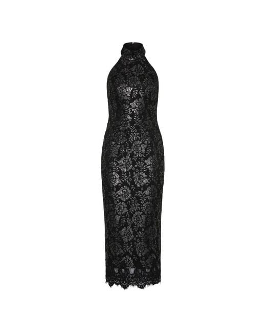 Rebecca Vallance Black Francaise Midi Dress
