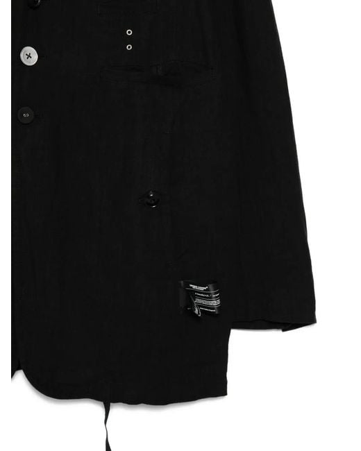 Undercover Black Linen Blazer for men