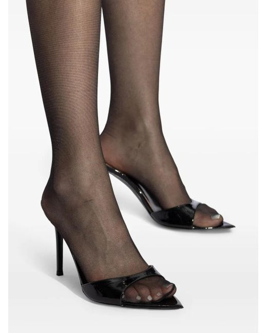 Giuseppe Zanotti Black Intriigo Mules 90mm