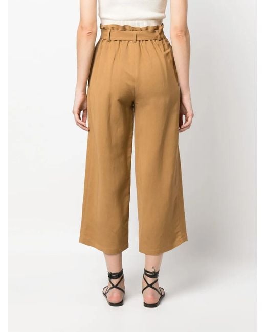 Pinko Natural Belted Trousers