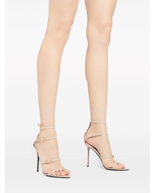 Giuseppe Zanotti Metallic 105Mm Intriigo Abely Sandals