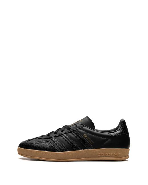 Adidas Black X Gazelle Indoor "Core/Snakeskin" Sneakers for men