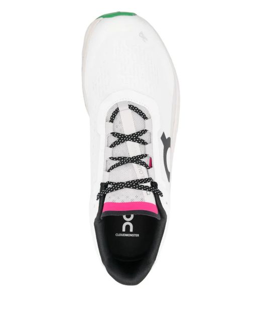 On Shoes White Cloudmster Sneakers for men