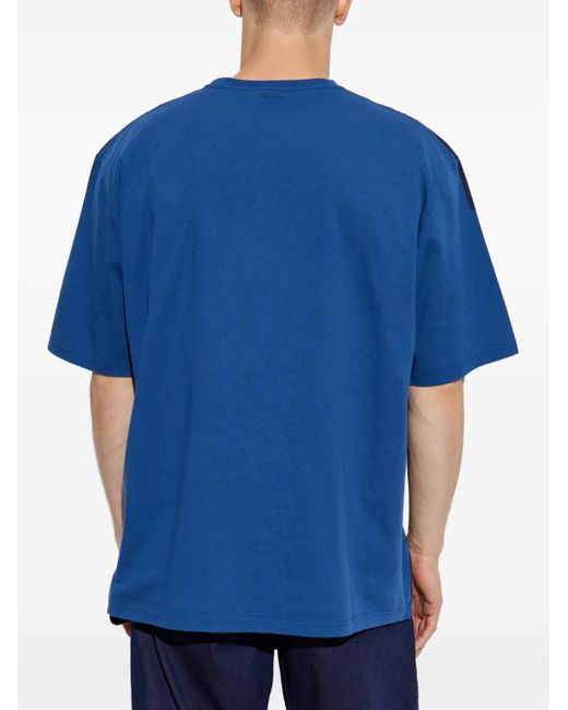 Alexander McQueen T-Shirt mit Totenkopf-Print in Blue für Herren