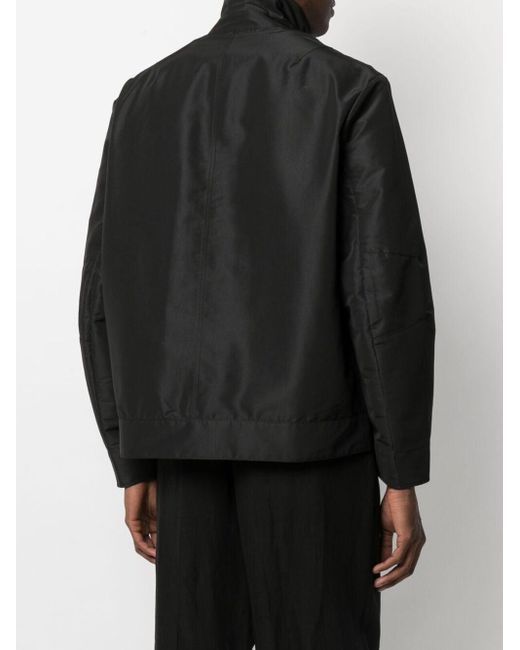 メンズ Our Legacy ハイネック レザージャケット ブラック Lyst メンズ Our Legacy ハイネック レザージャケット ブラック Lyst