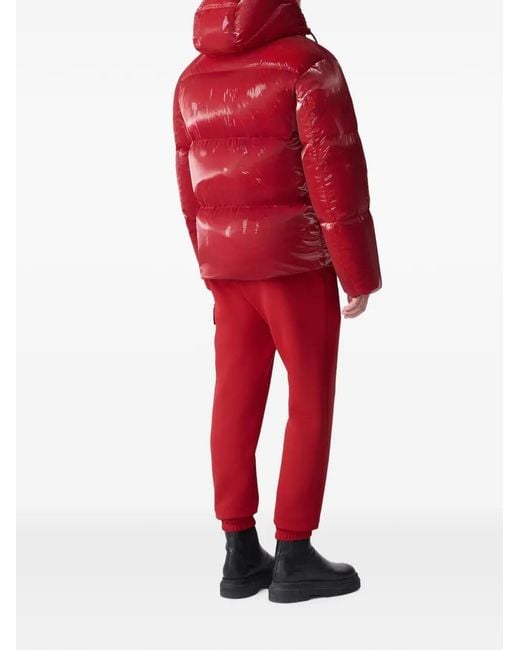 Mackage Red Kent-Glo Hooded Puffer Jacket for men