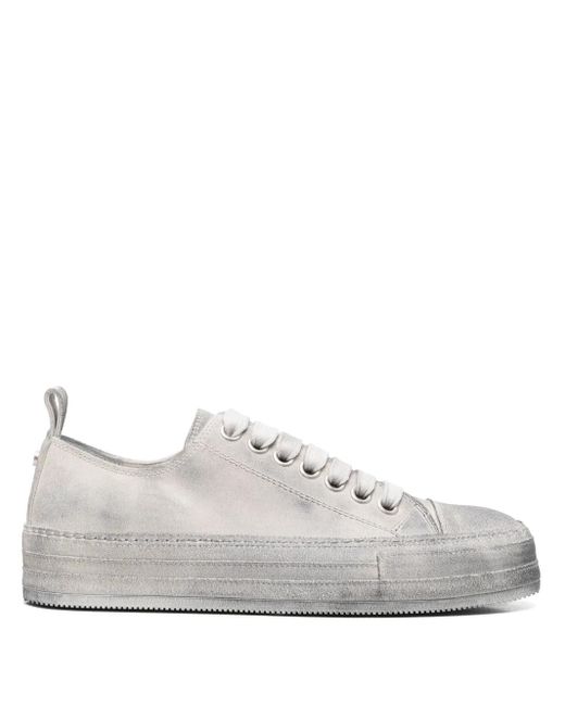 Ann Demeulemeester ダメージ スニーカー White