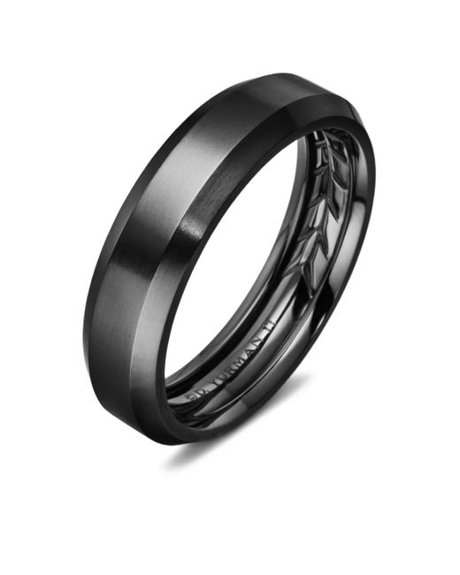 David Yurman Beveled Bandring 6Mm in Black für Herren