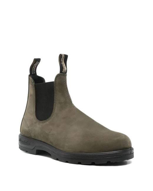 Blundstone Brown Elasticated-Panels Boots for men