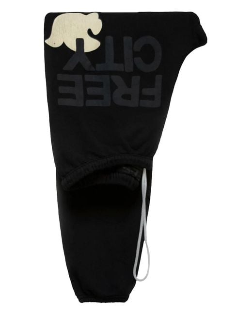 Freecity Black Logo Trousers