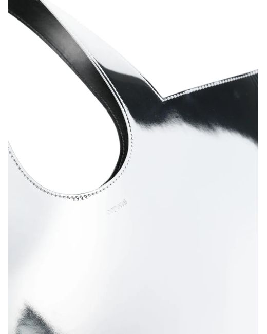 Coperni White Mini Star Tote Bag